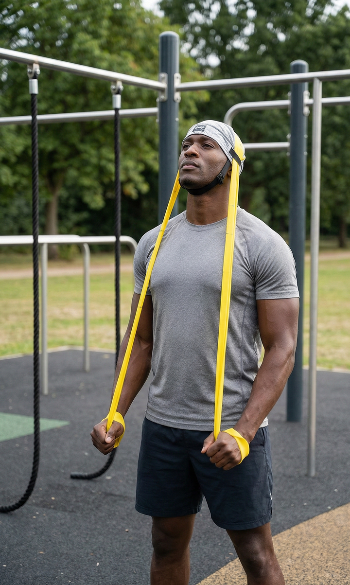 Neck Health Strengthening System promoting cervical spine support and muscle resilience for improved posture