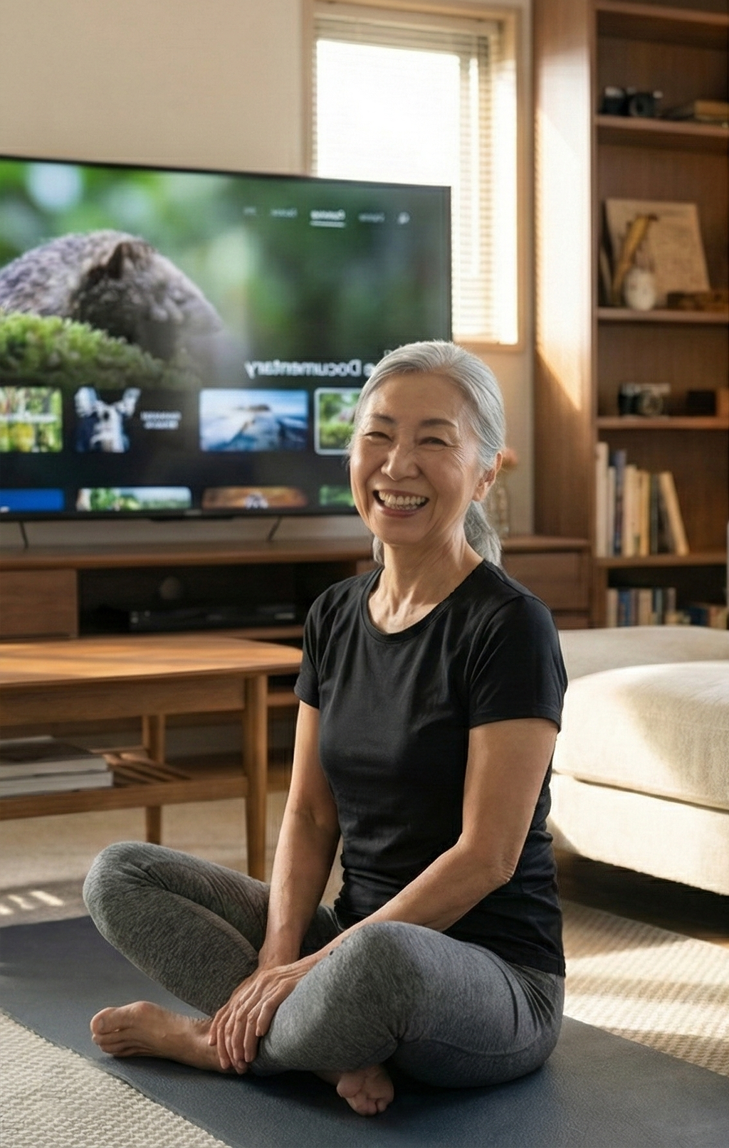 NECK X Older Woman After Neck Strengthening and Rehabilitation Exercises